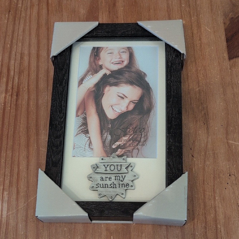 NIB Fetco "You Are My Sunshine" 4" X 6" Picture Frame